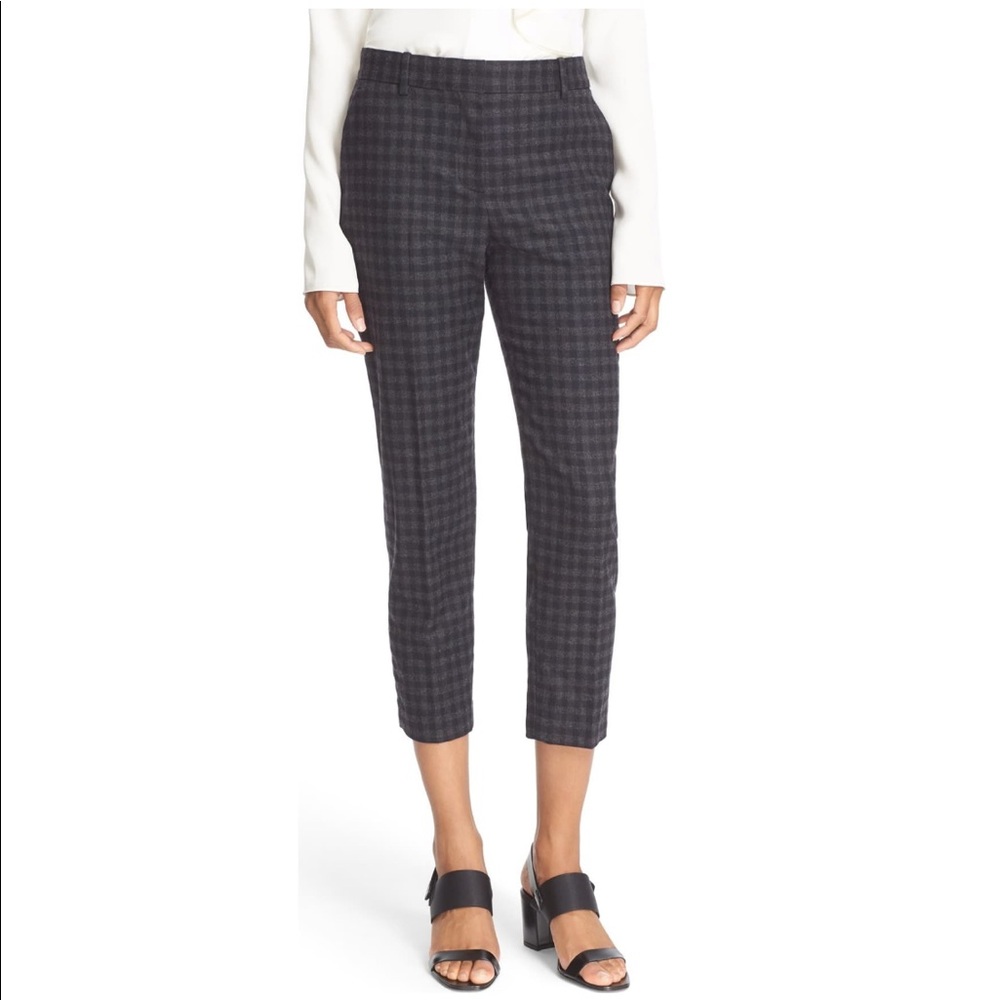 Theory cropped cigarette pants